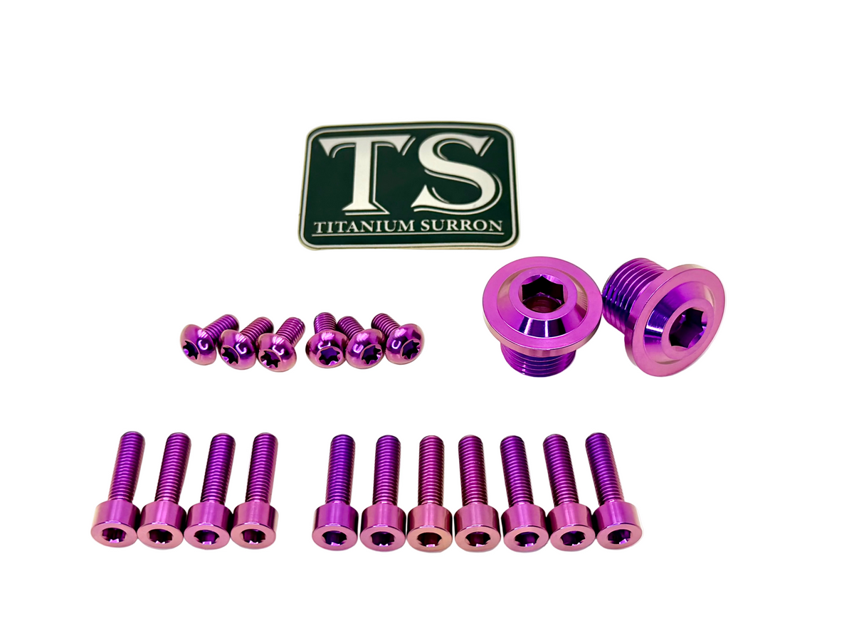 DNM/ KKE Fork Titanium Bolt Kits Surron, Talaria