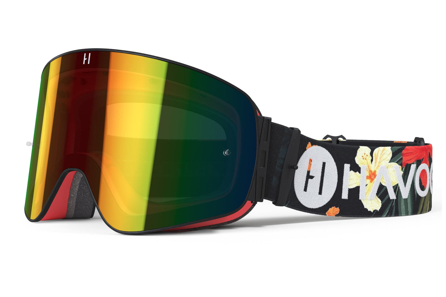 Tropical Infinity Goggles | Havoc Rainbow and Red | Off-Road and Motocross Riders