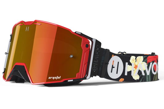 Tropical Helios Goggles | Havoc Red Crystal HD | Off-Road and Motocross Riders