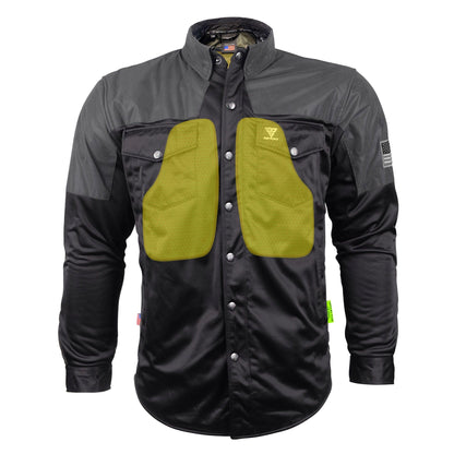 Ultra Reflective Shirt "Nightfall Nebula" - Black with Pads
