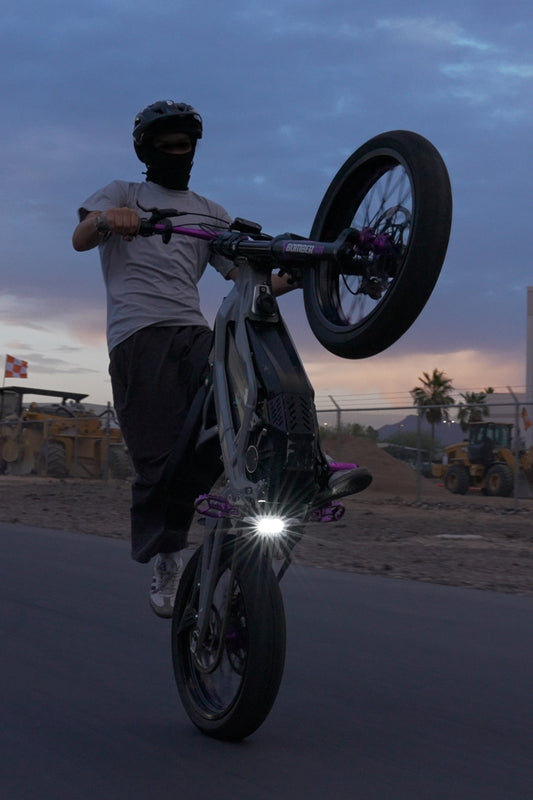 Lift Light Wheelie Headlight Peg Brace | E-Moto