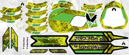 Graphics Kit Camo Yellow Green - REVRides