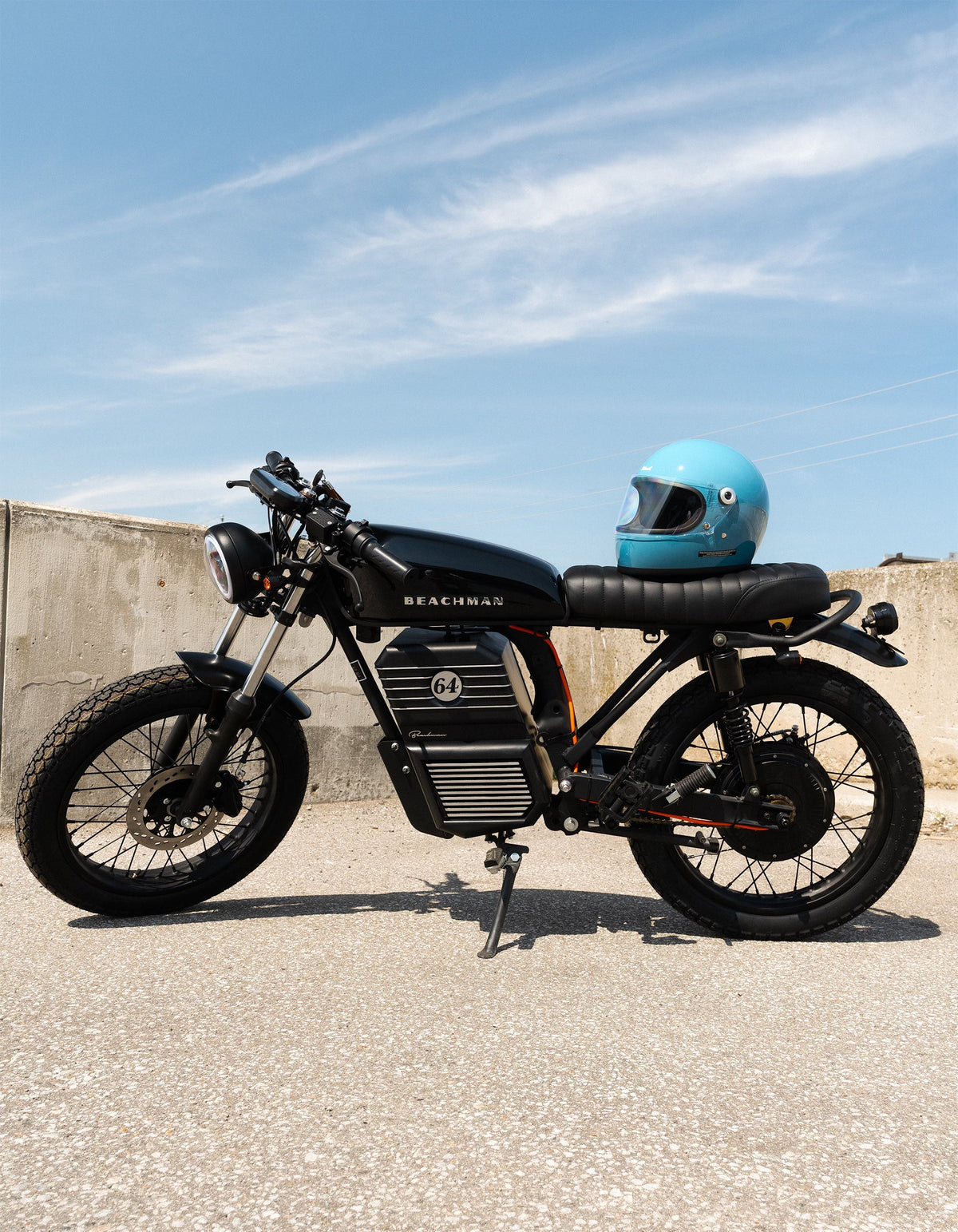 Beachman 64 E-Bike | 72V Electric Cafe Racer