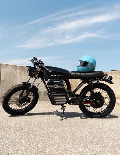 Beachman '64 Electric Cafe Racer (LSM) | 72V 50Ah Street Legal Electric Motorcycle