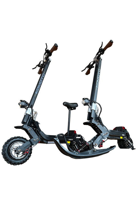 KOMOTO X1500 Crossover Electric Snowmobile Scooter 30ah 48 Volt - REVRides