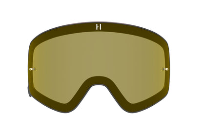 Havoc Yellow Dual-Pane Infinity Lens | Cold-Weather Night Riding