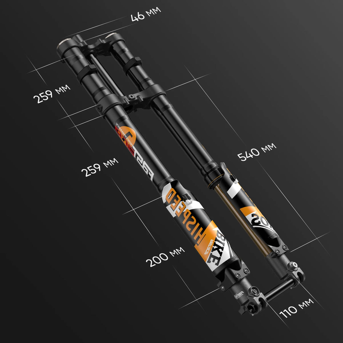 Morsetto A Goccia Per Forcella FastAce - Compatibile Con ALX13RC 2.0 E AHX12RV 3.0, Titanium Surron - Foto 4
