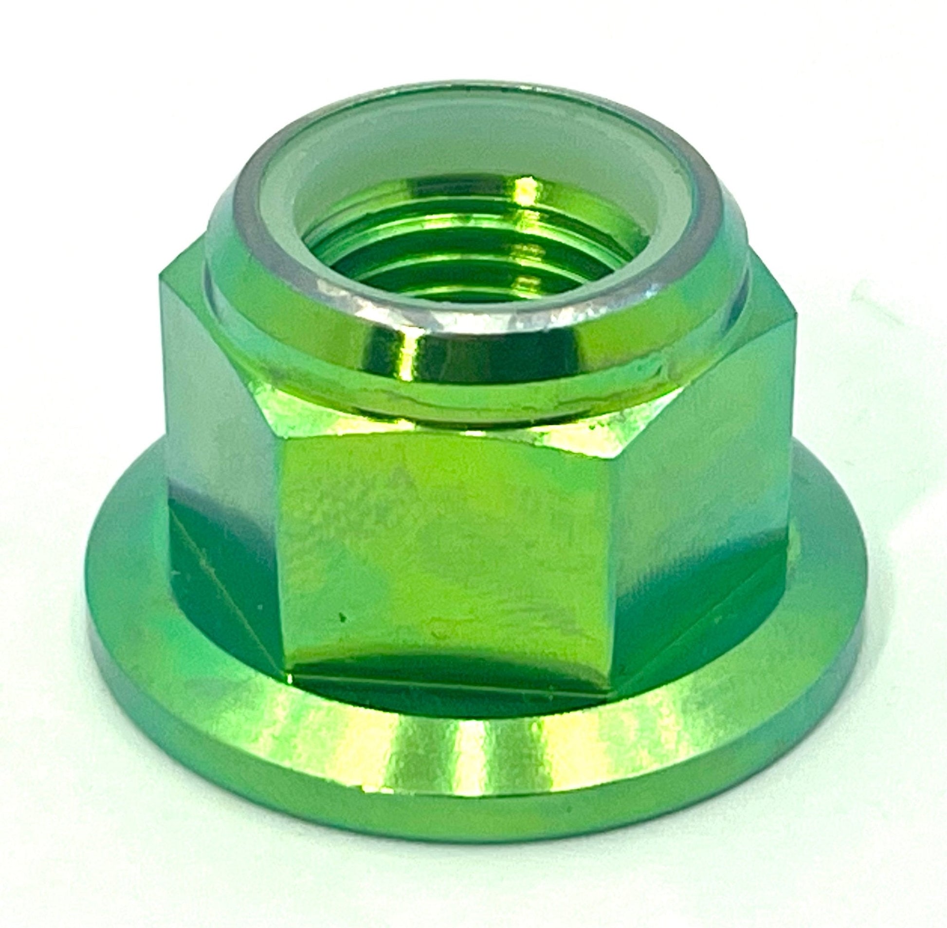 Anodized Titanium Nylock Nut - M12x1.25 - REVRides