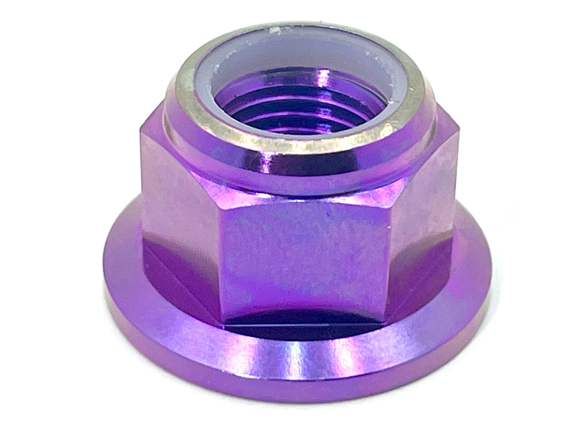 Anodized Titanium Nylock Nut - M12x1.25 - REVRides