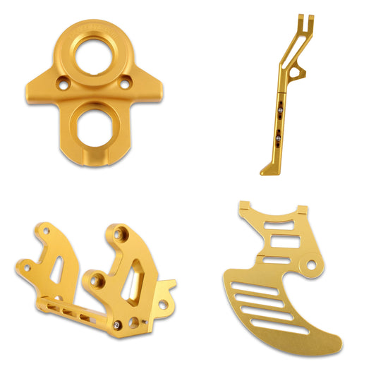 Emoto Billet Upgrade Bundle | Gold | Surron, Eride pro, 79 bike