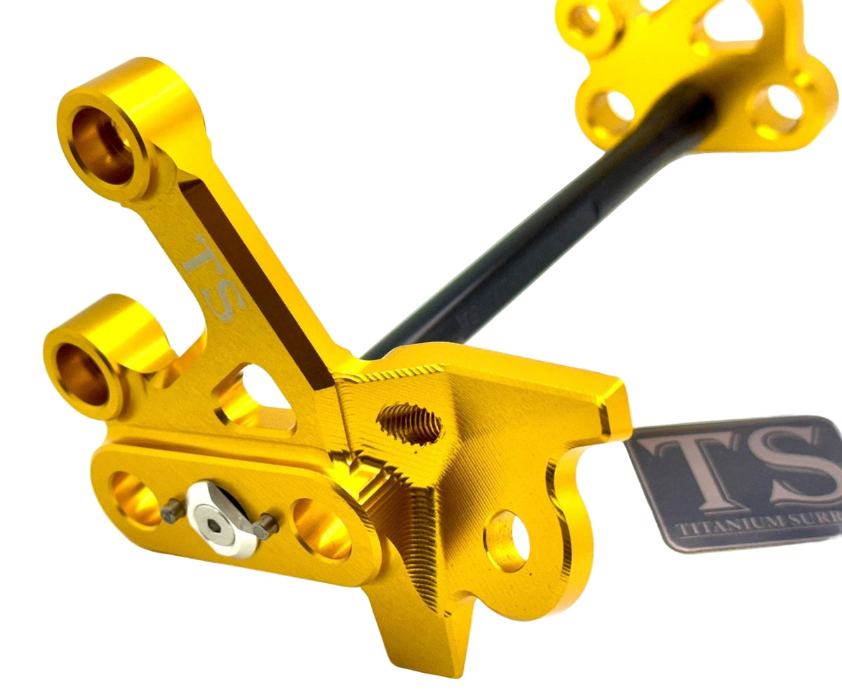 Custom CNC Aluminum Footpeg Bracket Assembly E-Ride Pro SS and S