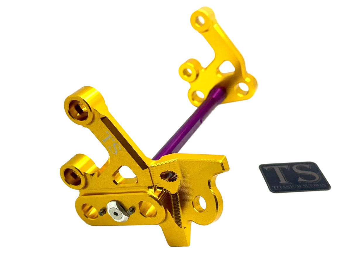 Custom CNC Aluminum Footpeg Bracket Assembly E-Ride Pro SS and S