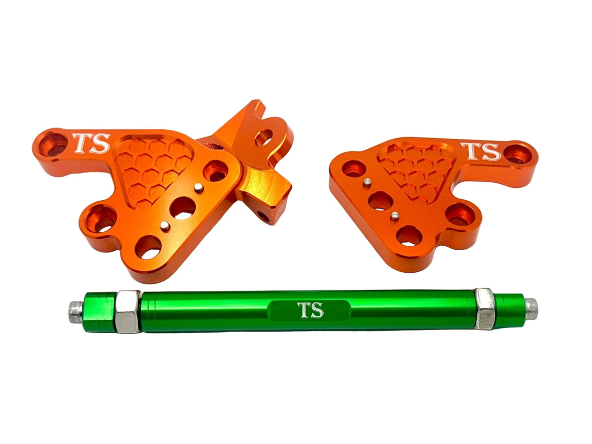 Custom CNC Aluminum Footpeg Bracket Assembly Talaria MX3, MX4, MX5