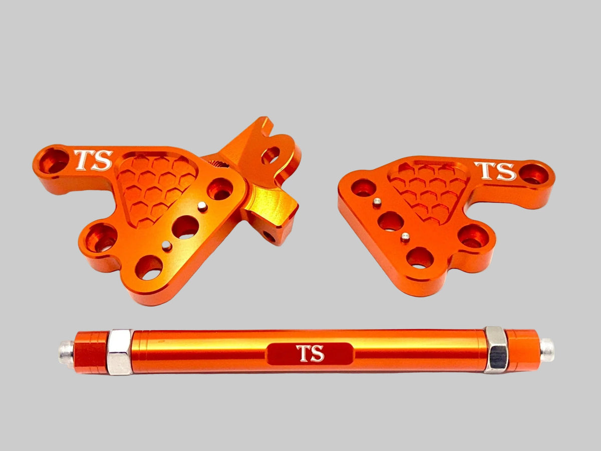 Custom CNC Aluminum Footpeg Bracket Assembly Talaria MX3, MX4, MX5