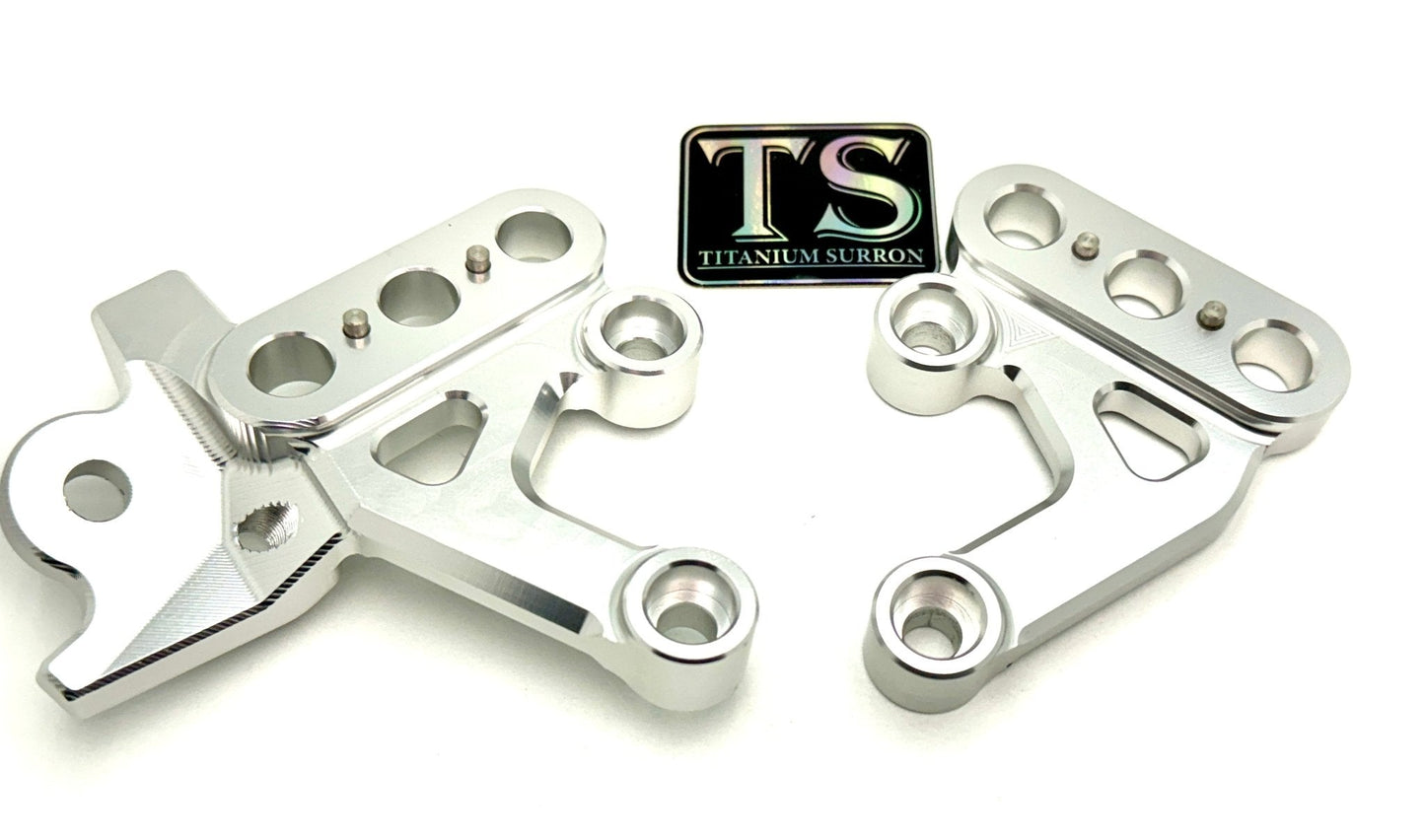 Custom CNC Aluminum Footpeg Bracket for E-Ride Pro and Surron