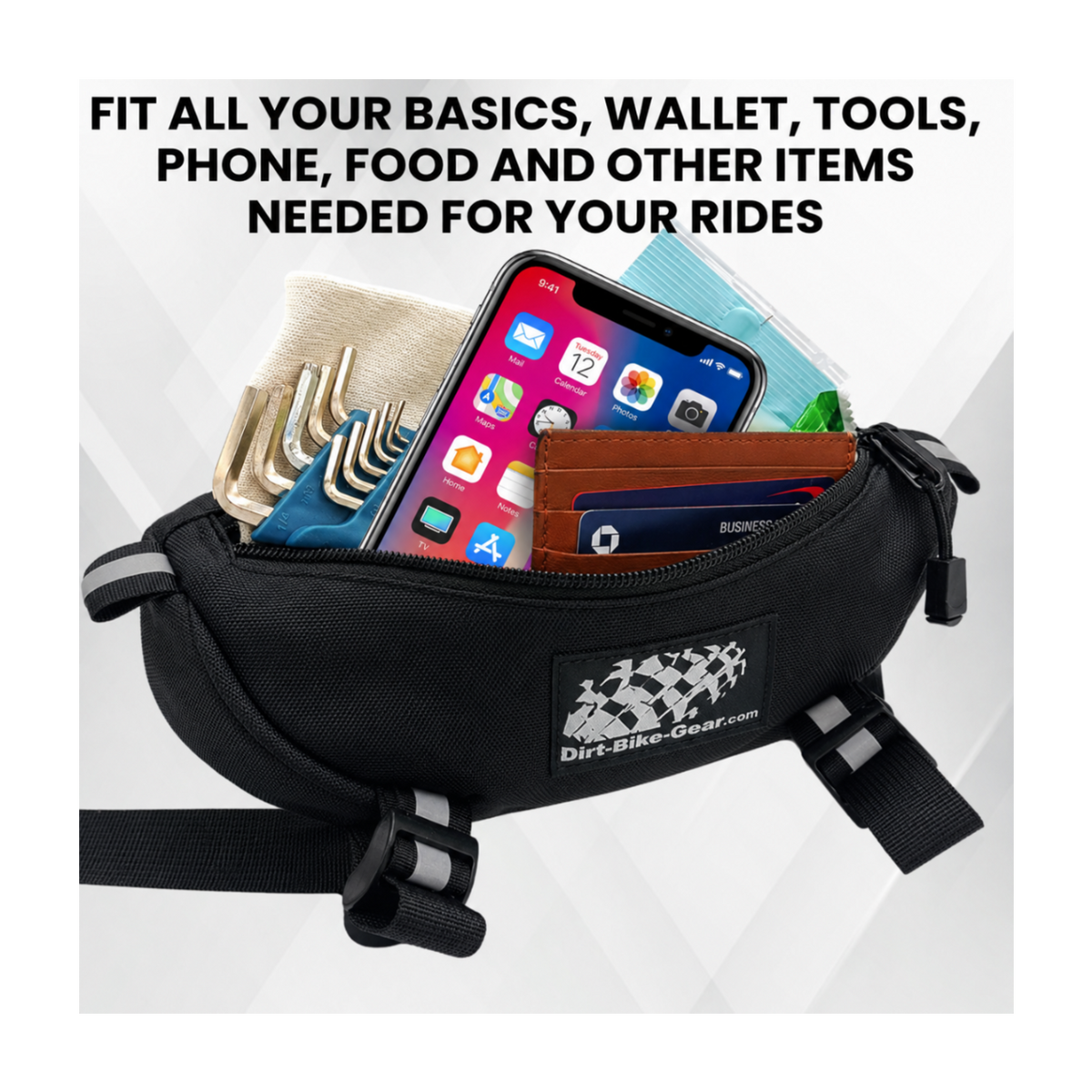 Handlebar Bag | Dirt Bike Storage | By  Dirt Bike Gear