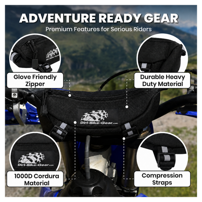 Handlebar Bag | Dirt Bike Storage | By  Dirt Bike Gear