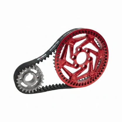 CNC Billet Primary Pulley + Belt Kit | Surron, E-Ride Pro S/SS, 79 Bike Falcon S | By EBG
