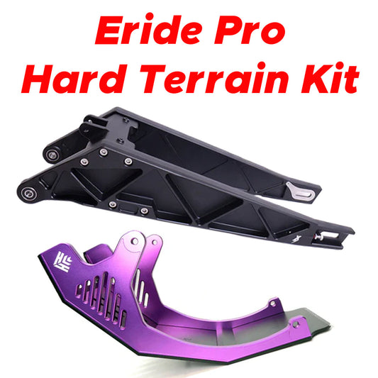 Hard Terrain Combo Kit | EBMX Swingarm + GritShift Bash Guard | For E-Ride Pro