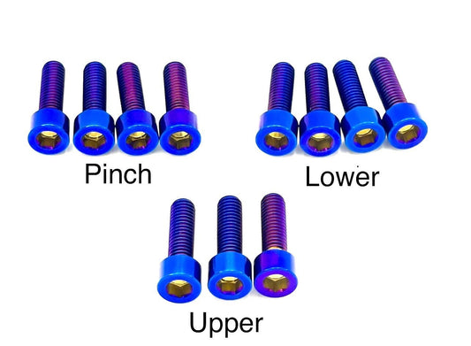 EXT Fork Titanium Bolt 11 Piece kits