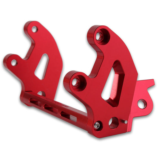 E Ride Pro SS 20mm Lowering Peg Bracket Set With Kickstand Option and Support Brace