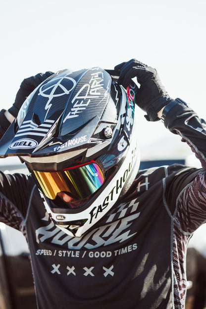 Tropical Infinity Goggles | Havoc Rainbow and Red | Off-Road and Motocross Riders
