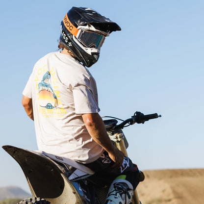 Framework Helios Goggles | Havoc Orange, White and Blue Crystal HD | Off-Road and Motocross Riders