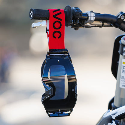 Hellfire Helios Goggles | Havoc Red and Gold Crystal HD | Off-Road and Motocross Riders
