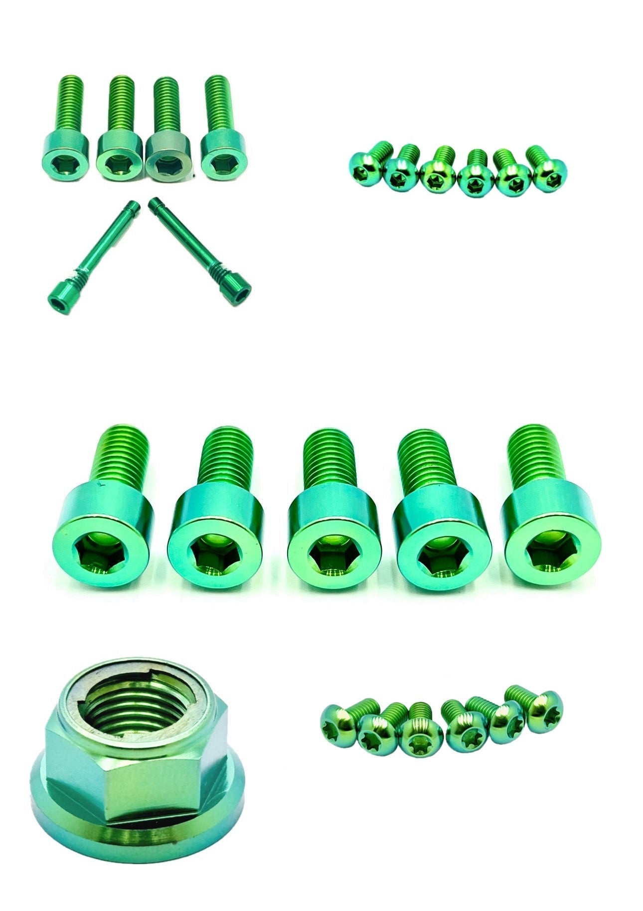 Front and Rear Wheel Titanium Bolt Kit for E-Ride Pro,Surron, Talaria, Segway, 79 Bike, and more