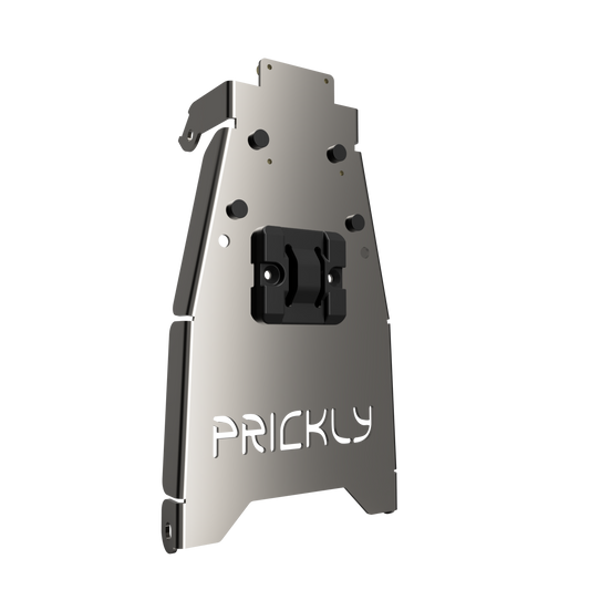 Stainless Battery & Controller Mounting Plate | Sur Ron Light Bee X | By Prickly Motorsports