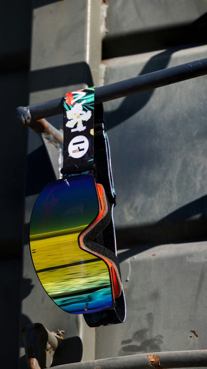 Tropical Infinity Goggles | Havoc Rainbow and Red | Off-Road and Motocross Riders