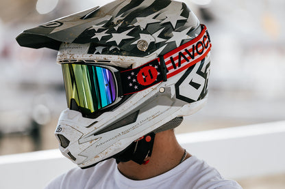Patriot Infinity Goggles | Havoc Red, White and Blue | Off-Road and Motocross Riders