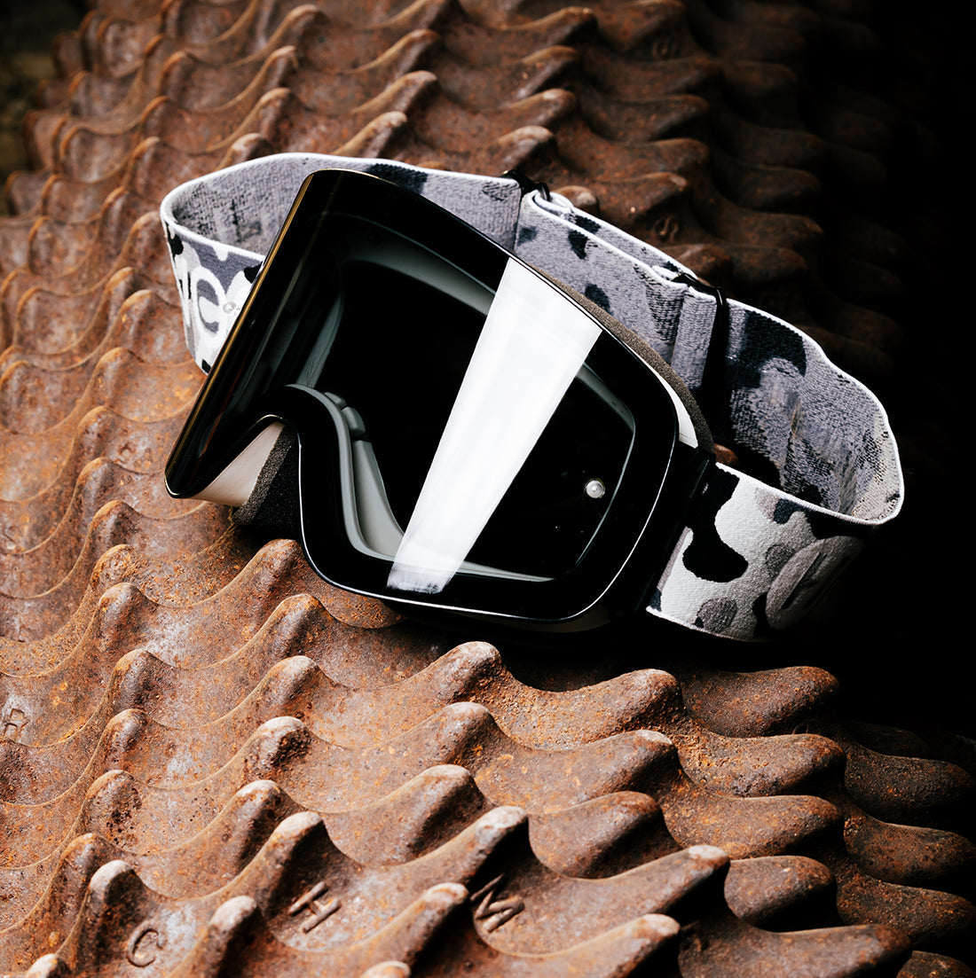 Arctic Camo Infinity Goggles | Havoc Blue and White | Off-Road and Motocross Riders