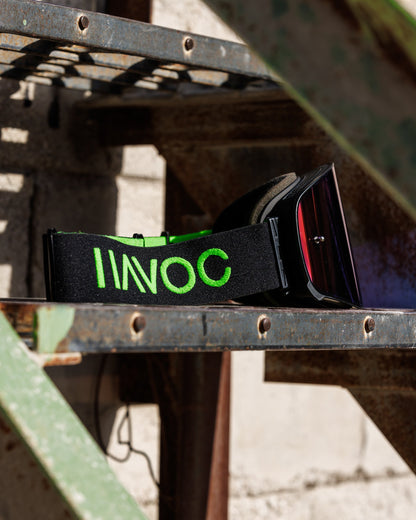 Hulk Infinity Goggles | Havoc Green and Black | Off-Road and Motocross Riders