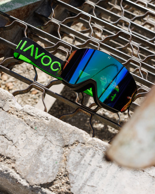 Hulk Infinity Goggles | Havoc Green and Black | Off-Road and Motocross Riders