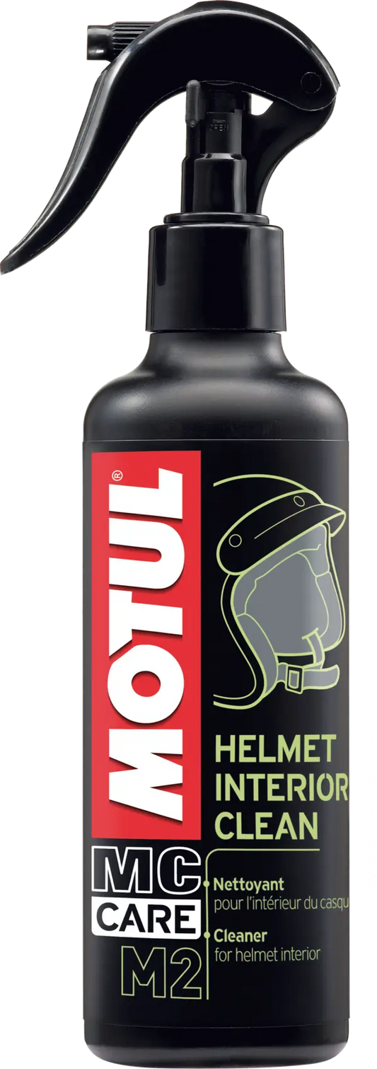 Motul MC CARE M2 Helmet Interior Cleaner – 250ml | Helmet Sanitizer Spray | By Motul