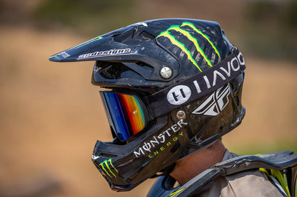 Inverse Infinity Goggles | Havoc Black, White and Rainbow | Off-Road and Motocross Riders