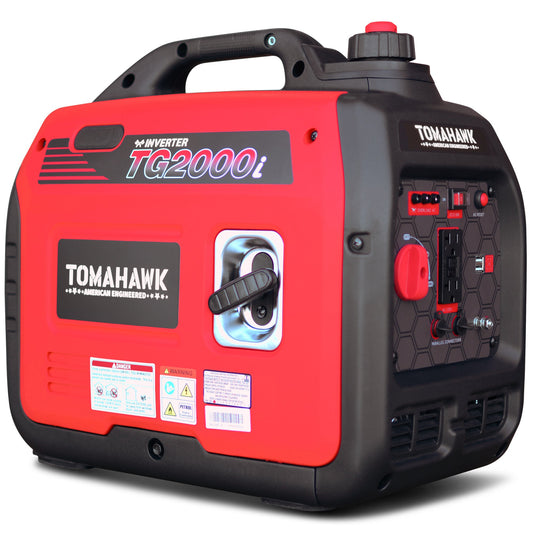Tomahawk TG2000i 2100W Inverter Generator | Super quiet E-Moto Charging, Camping & Backup Power
