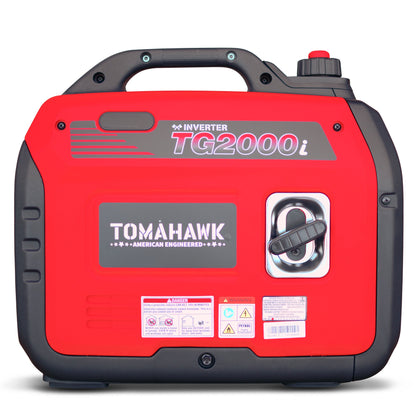 Tomahawk TG2000i 2100W Inverter Generator | Super quiet E-Moto Charging, Camping & Backup Power