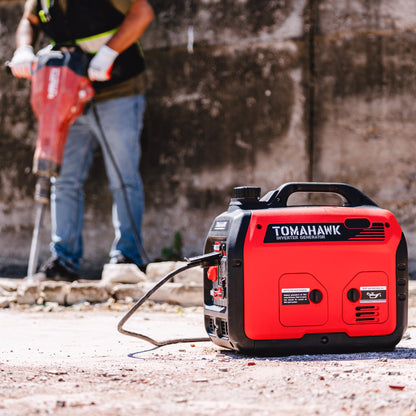 Tomahawk TG3000i 3000W Inverter Generator | Super Quiet E-Moto Charging, & Backup Power