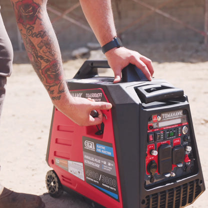 Tomahawk TG4500iEFI 4500W EFI Inverter Generator | E-Moto Charging & Backup Power