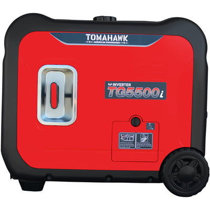 Tomahawk TG5500i 5500W Inverter Generator | E-Moto Charging, 120V/240V & Backup Power