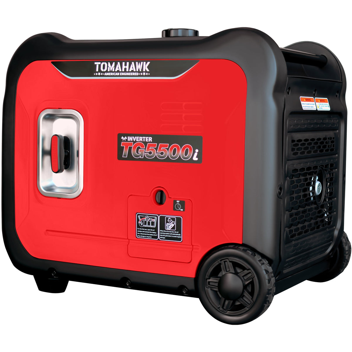 Tomahawk TG5500i 5500W Inverter Generator | E-Moto Charging, 120V/240V & Backup Power