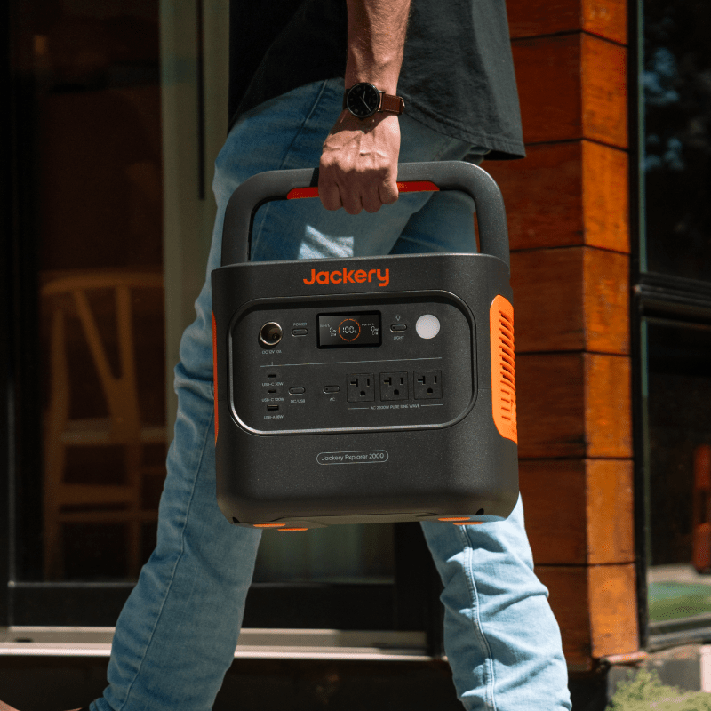 Jackery Explorer 2000 v2 Portable Power Station | E-Moto Charging, Track, Camping &amp; Backup Power