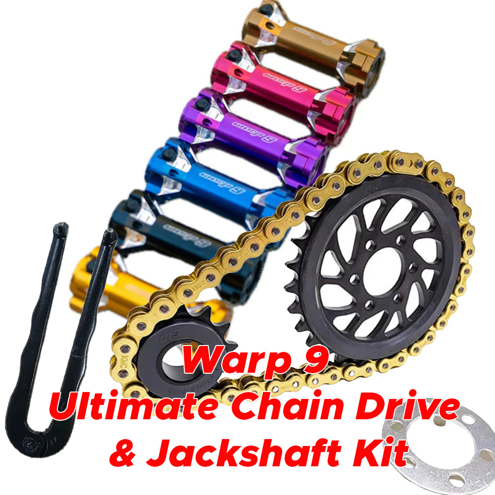 Warp 9 Ultimate Chain Drive & Jackshaft Kit Eride, Surron and more