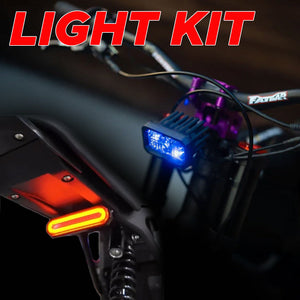 Cyberlight Combo Bundle | Warp 9 Front Light & Project 9 Tail Light | for E-moto