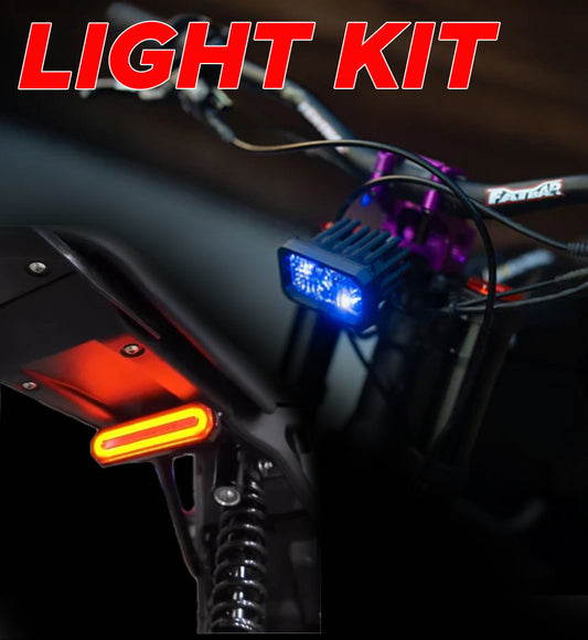 Cyberlight Combo Bundle | Warp 9 Front Light & Project 9 Tail Light | for E-moto