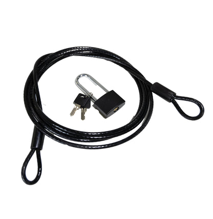 Big Days Stowable 10' Cable Lock | Chase Rack System