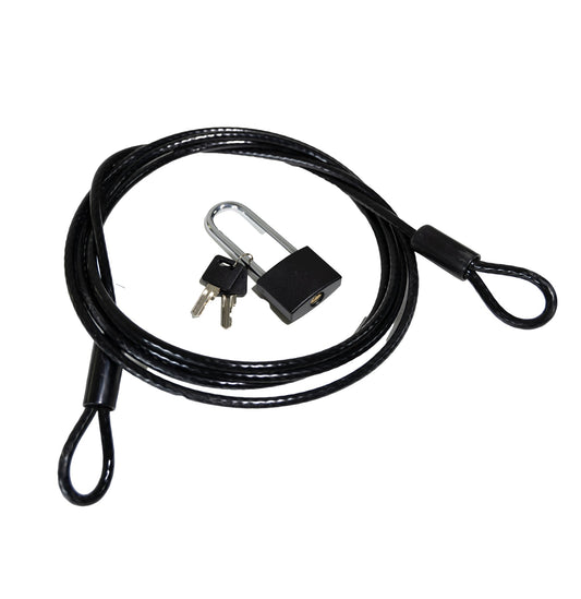 Big Days Stowable 10' Cable Lock | Chase Rack System