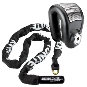 Lock Down Pack Disc Alarm + Chain Lock Security Combo| By Kryptonite  | for E-Moto and E-Scooter